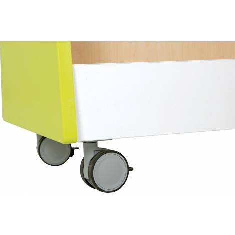 Stand mobil dublu Qaudro, galben - Moje Bambino - imagine 2
