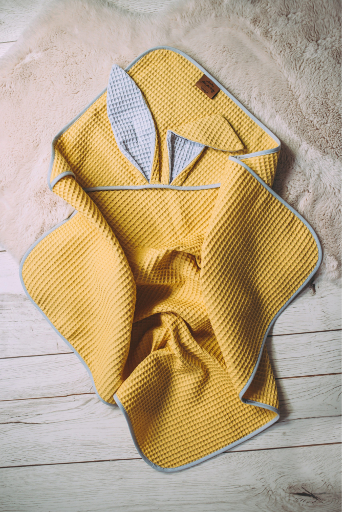 Prosop Baie Iepuras Galben | Floo for Baby - imagine 3