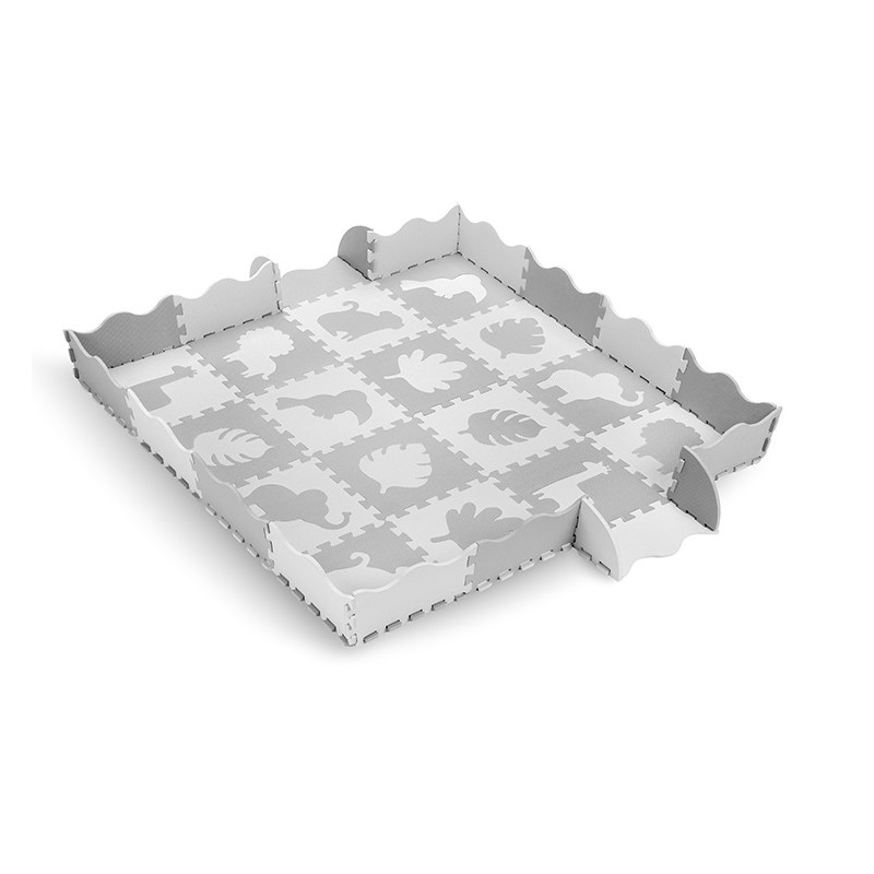 Covoras Puzzle Momi Zawi 150x150 cm Grey - imagine 6