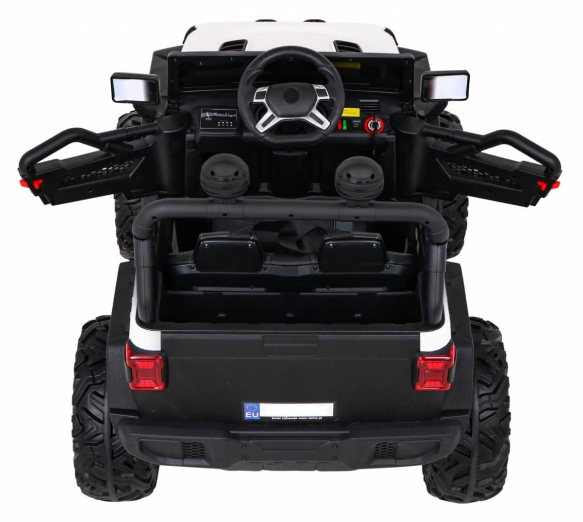 Mașinuță Electrică OFF-ROAD 4X4 Alb | Autokids - imagine 8