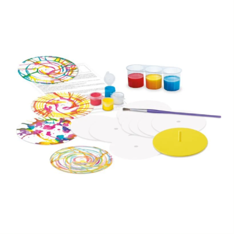 LittleCraft Roata Pictorului Spin Art 4M - Creativitate - imagine 2
