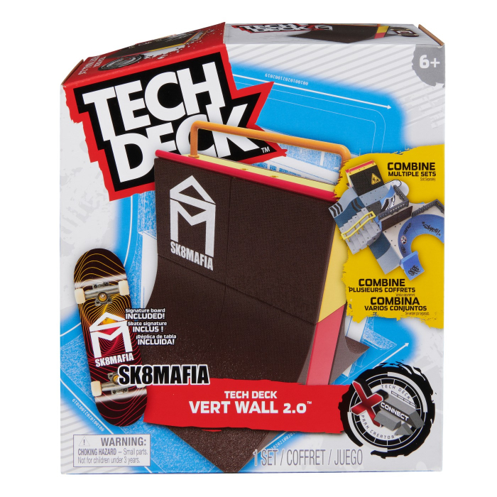 Tech Deck Sk8mafia Vert Wall - Construiește Parcul