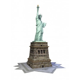 Puzzle 3D Statuia Libertății 108 piese Ravensburger - imagine 3