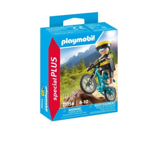 Playmobil Ciclist Montan - Aventură Creativă - imagine 2