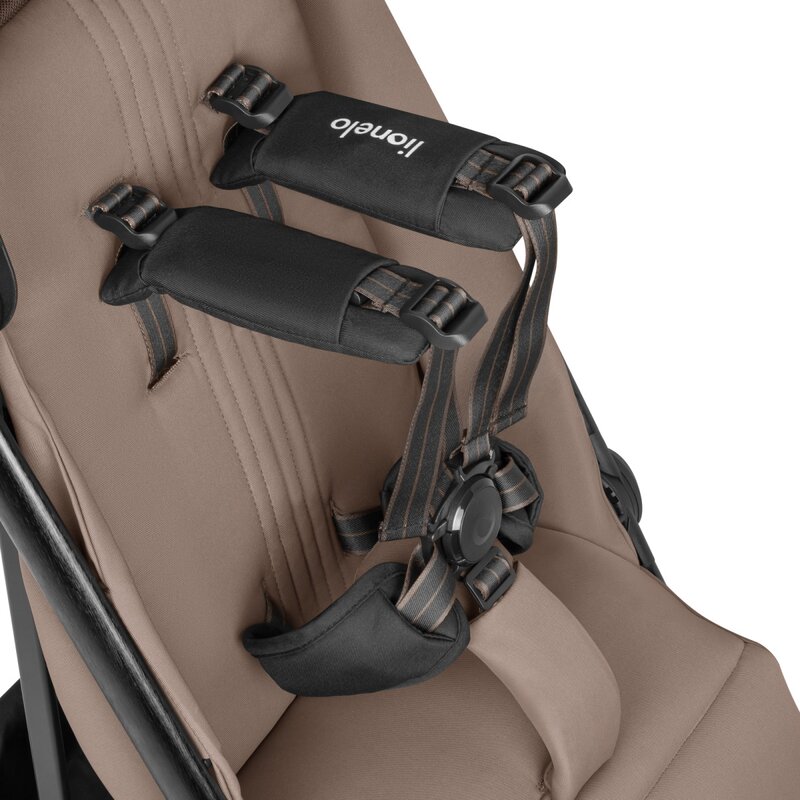 Carucior Sport Lionelo Bess Bej - 7.5kg Ultra-Light - imagine 4
