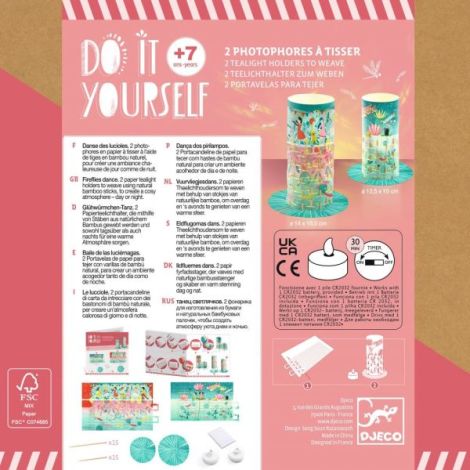 Joc DIY Dansul Licuricilor Djeco - Creativitate - imagine 2