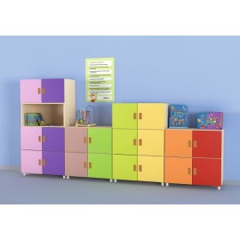 Set Inlandia 3 Moje Bambino - Mobilier Grădiniță Colorat - imagine 2