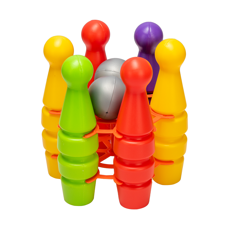 Set Bowling Copii Huby Toys - Fun si Dezvoltare - imagine 3