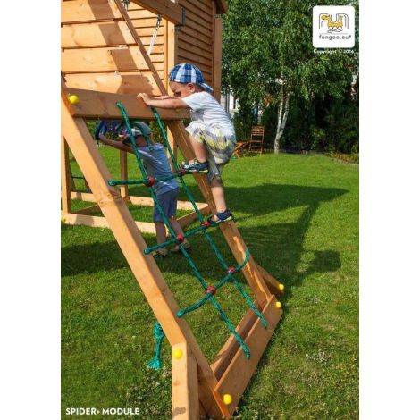 Complex Joaca Fungoo Spider Fortress, Lemn - imagine 8