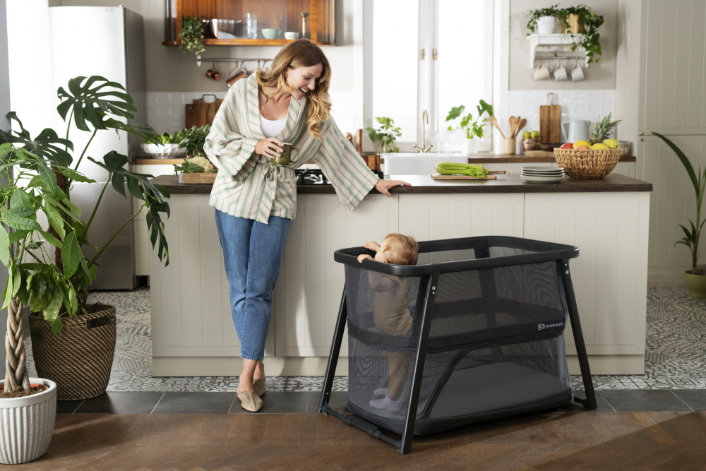 Patut Kinderkraft 4-in-1 Sofi Plus Grey - imagine 3