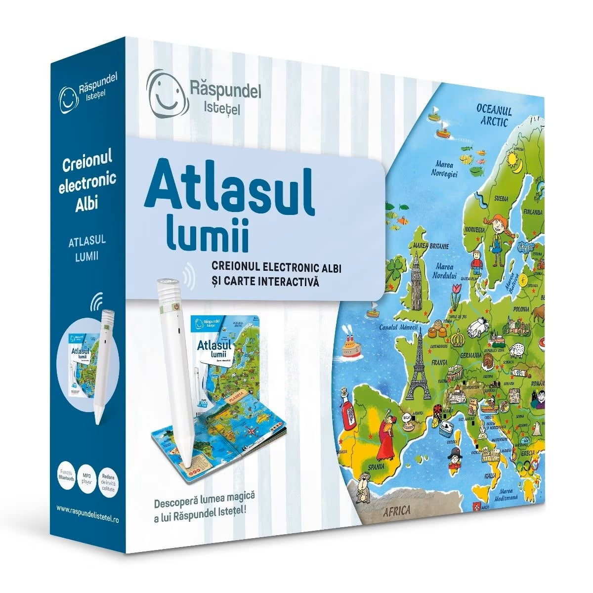 Raspundel Istetel Atlasul Lumii - Carte Interactiva