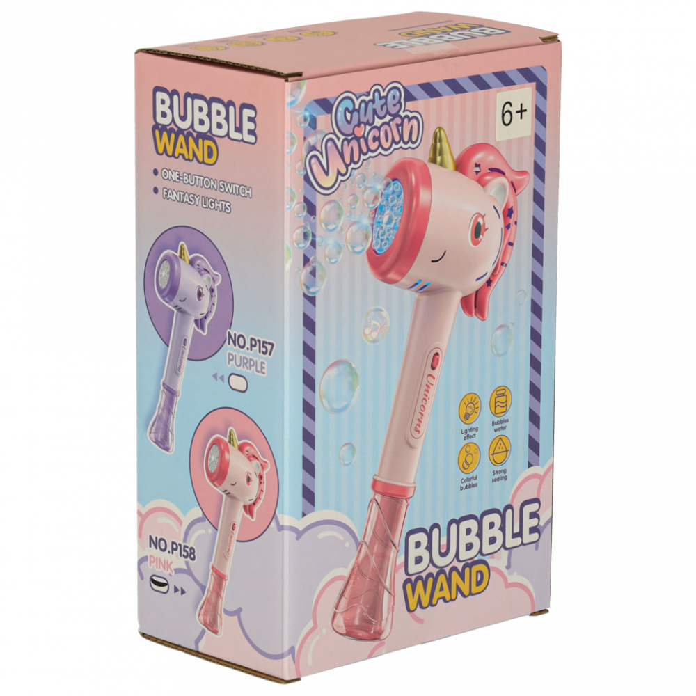 Jucarie Baloane Sapun Ikonka Unicorn Lumini Sunete - imagine 3