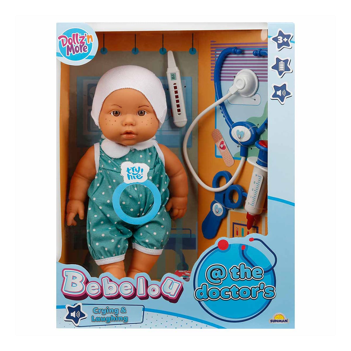 Papusa Bebelou la Doctor Dollz n More, 35 cm