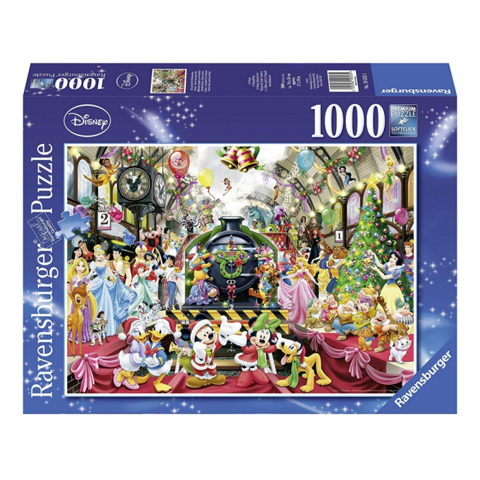 Puzzle Ravensburger Crăciunul în Familia Disney
