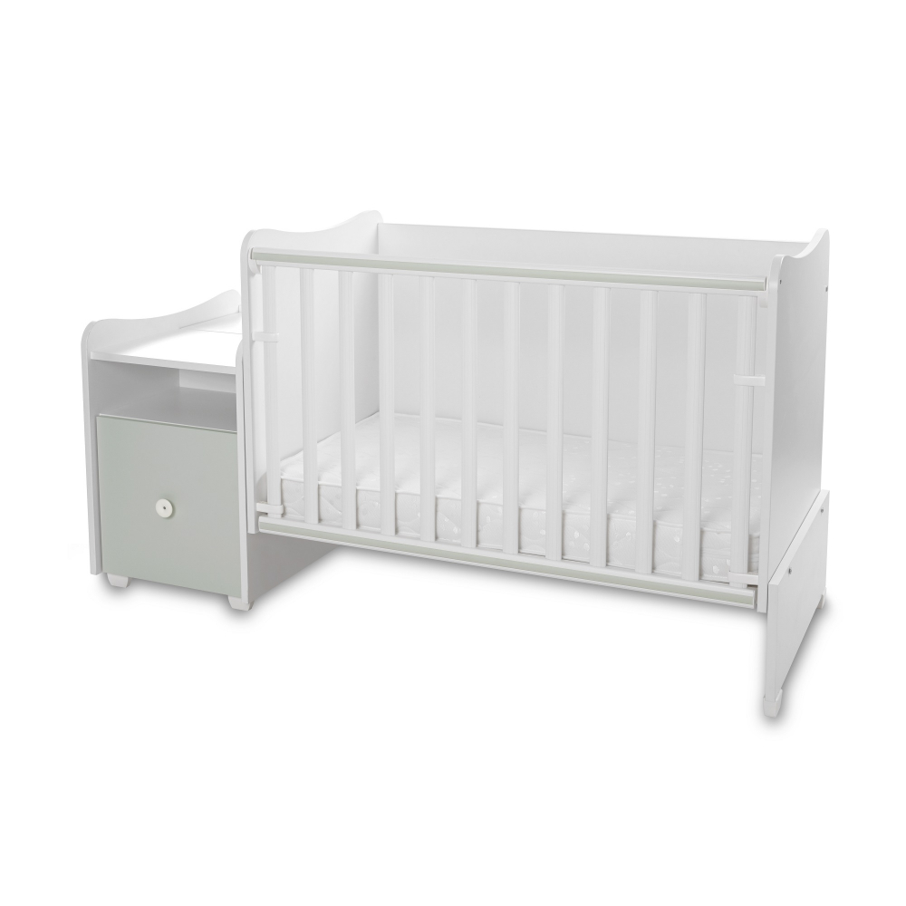 Mobilier Transformabil Lorelli White Milky Green - imagine 4