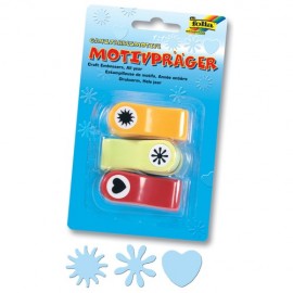 Set 3 Aparate Embosare Inima Folia Paper