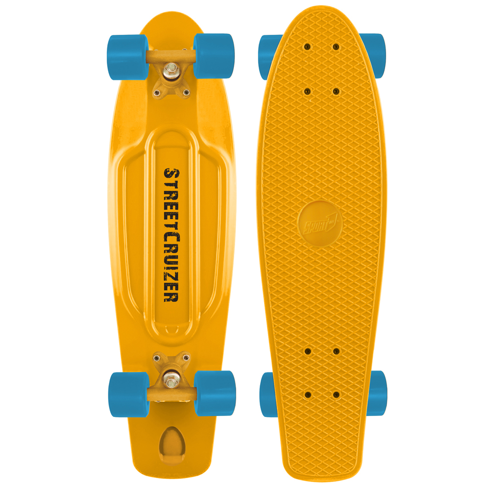 Skateboard Urban Mandelli Cruizer 57 cm Galben