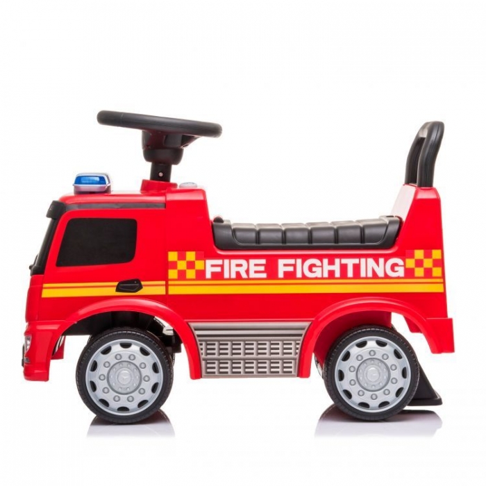 Masinuta Mercedes Pompieri Ecotoys, 1 An+, Rosu