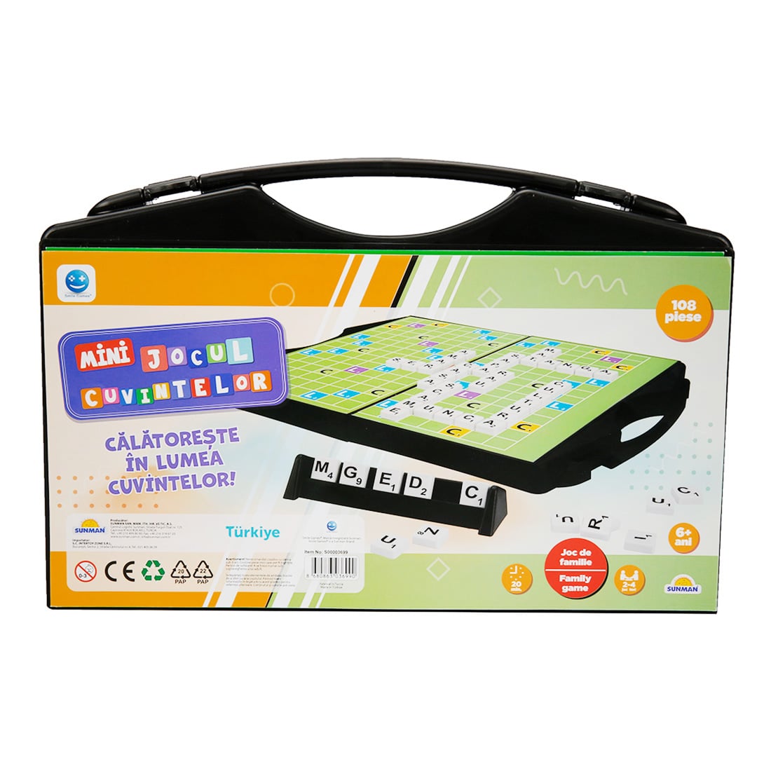 Mini Jocul Cuvintelor, Smile Games, 108 piese