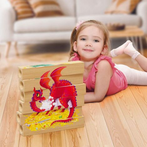 Quercetti Puzzle Animale Fantastice Bio - imagine 4