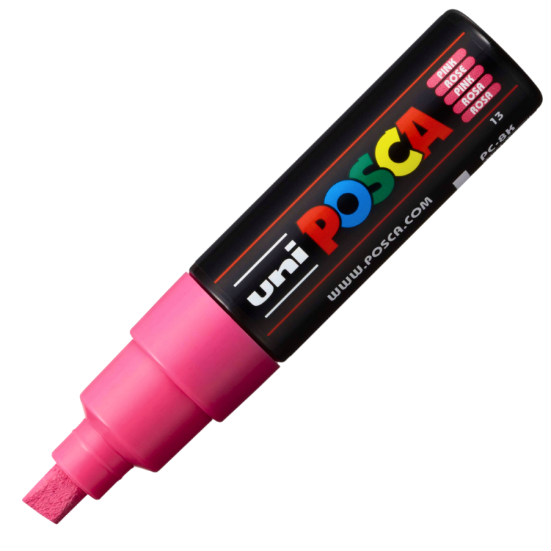 Marker Posca PC-8K 8mm Roz - Artă Profesională