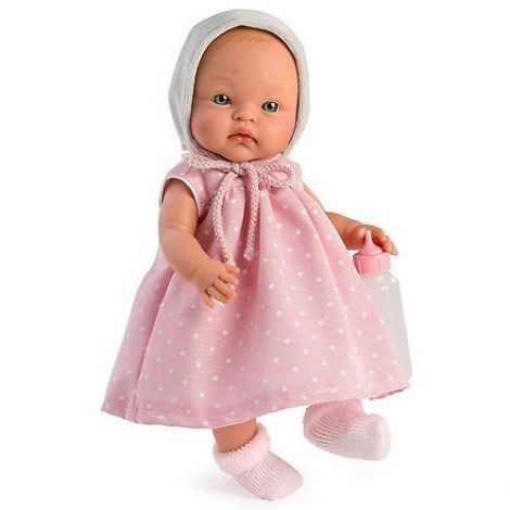 Bebelus Alex 36cm Asivil - Păpușă Roz