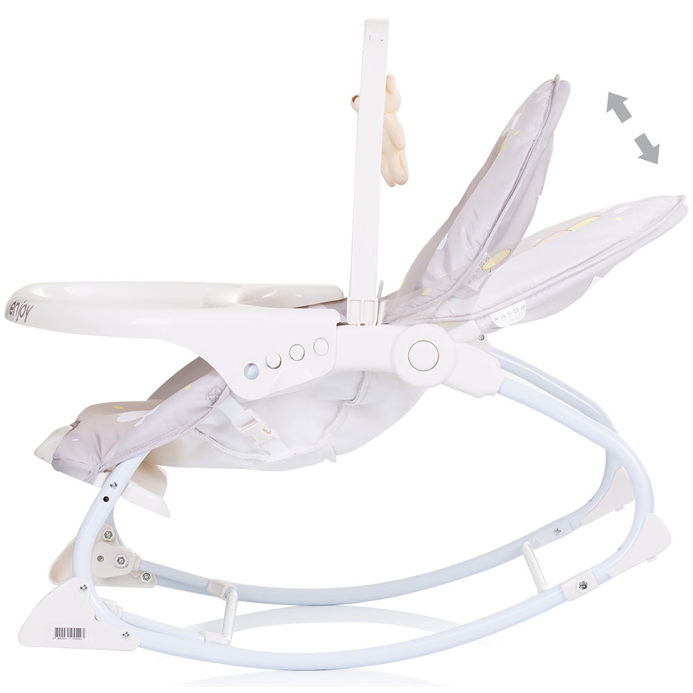 Scaunel Balansoar Chipolino Enjoy Bear pentru Joacă și Somn - imagine 3
