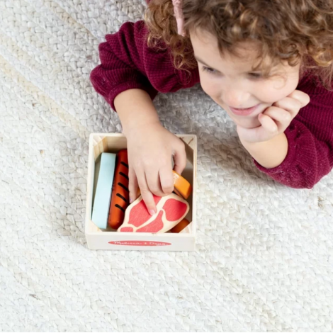 Set Proteine Lemn Melissa & Doug | Joc Educativ - imagine 6