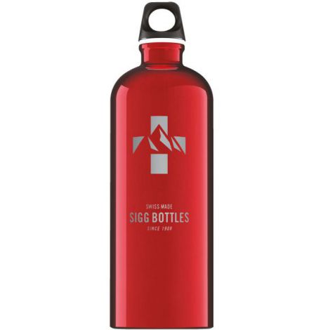 Bidon Sigg Mountain Red 1L - Design Premium