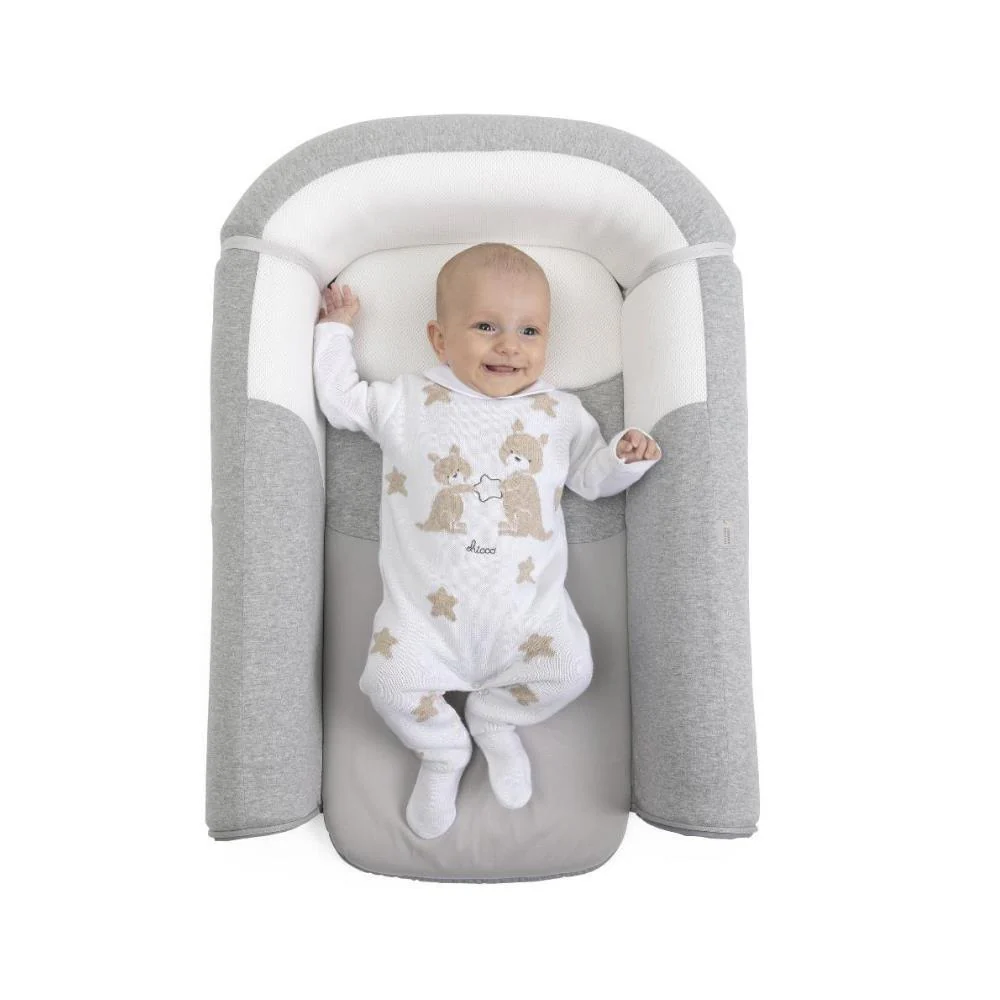 Baby Nest 3in1 Chicco Mommy Pod Grey - imagine 6