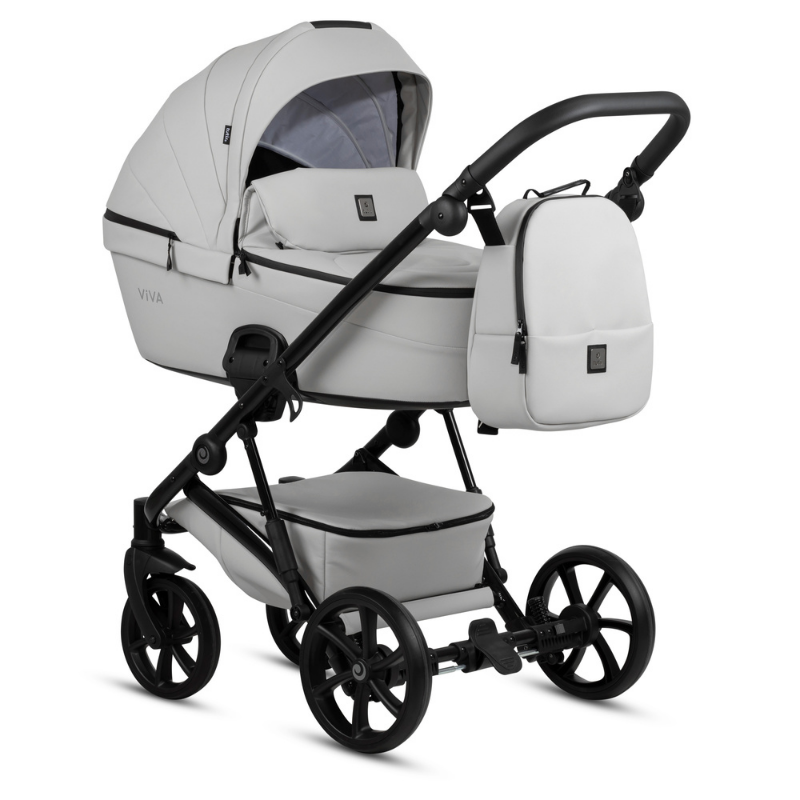 Carucior 2 in 1 Tutis Viva 5+ Cloud - Piele Eco - imagine 2