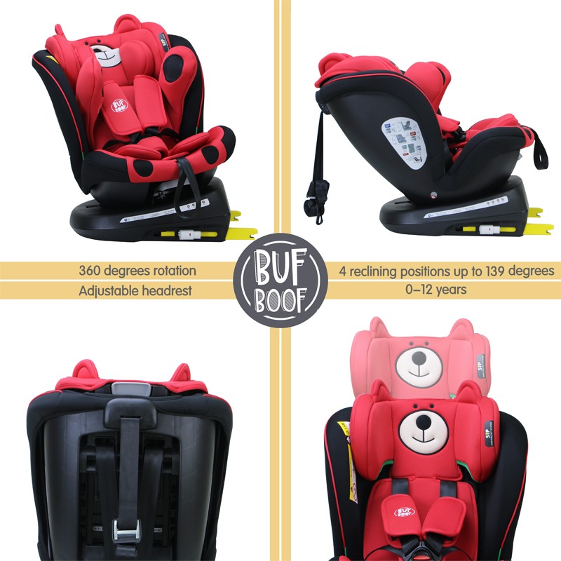 Scaun Auto Buf Boof Tweety Rotativ 360° i-Size