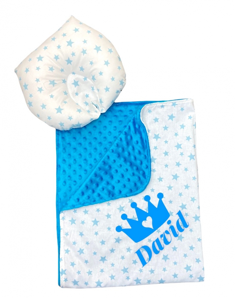 Set 2 Piese Deseda Paturica Mincky și Pernă - imagine 3