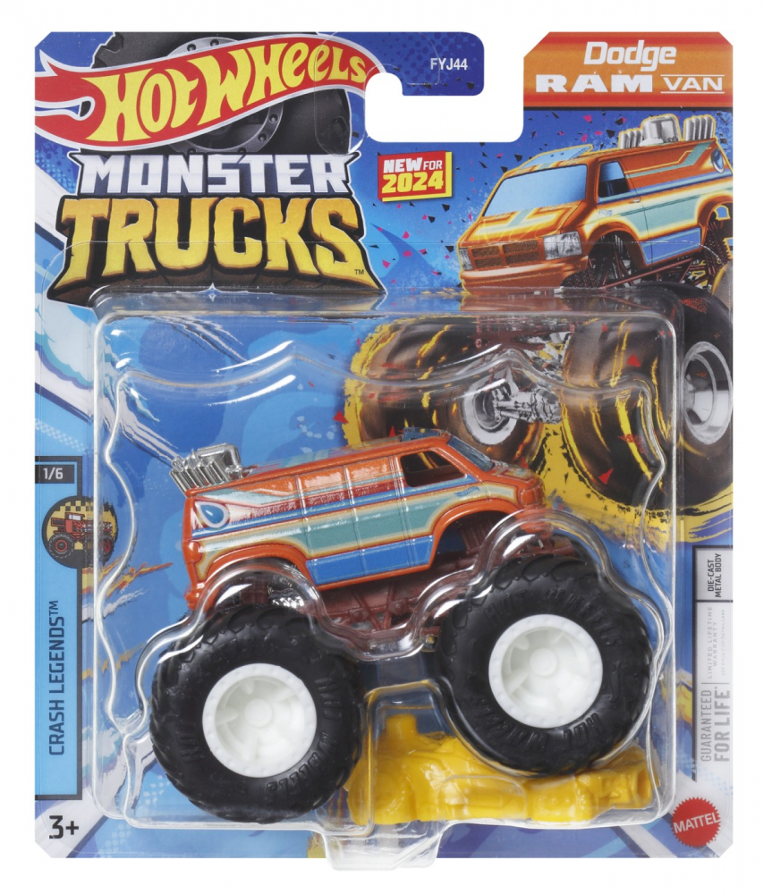 Hot Wheels Monster Truck Dodge Ram 1:64