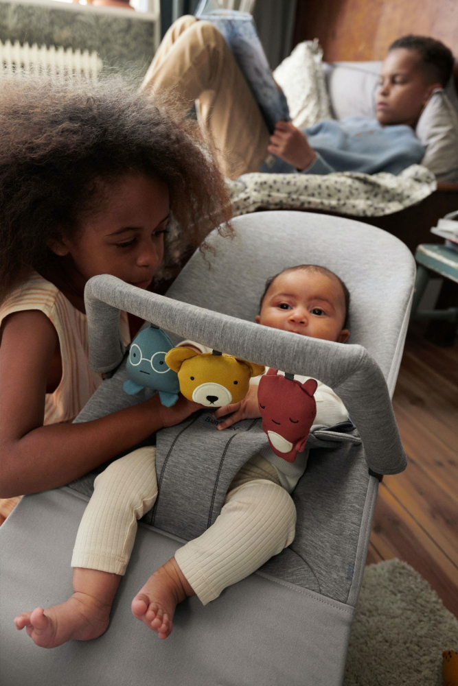BabyBjorn Bliss Balansoar Gri - Confort Premium - imagine 8