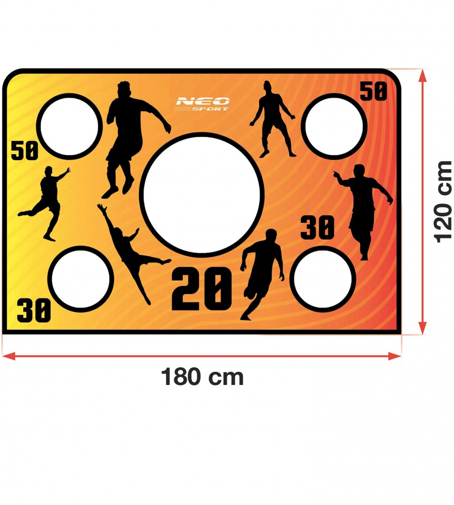 Covor Țintă Fotbal Neo Sport, 215x150 cm - imagine 4