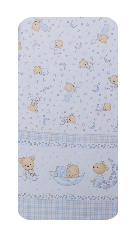 Cearceaf Elastic Bebe Royal 120x60 Ursuleți