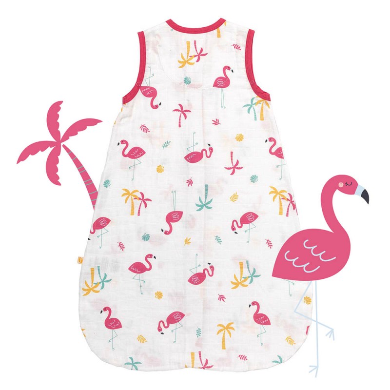 Sac de Dormit Bamboo Flamingo Slumbersac, 110 cm - imagine 3