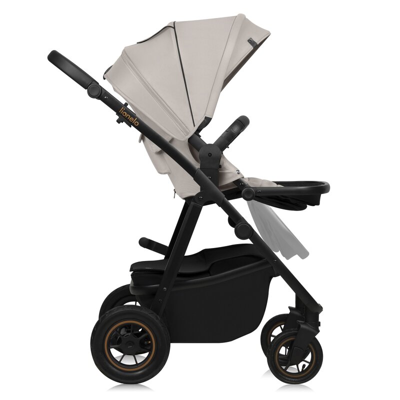 Lionelo Amber Plus 2 in 1 - Carucior Premium Bej - imagine 2