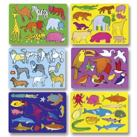 Set Sabloane Lumea Animalelor Folia Paper
