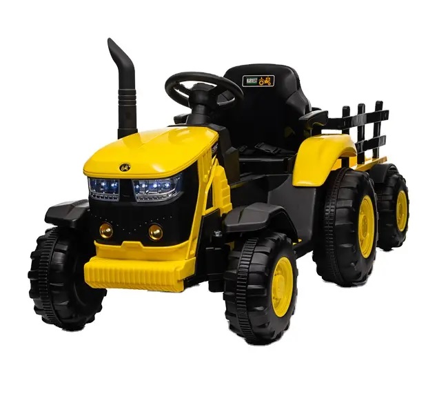Tractor Nichiduta Track Yellow 12V Kids