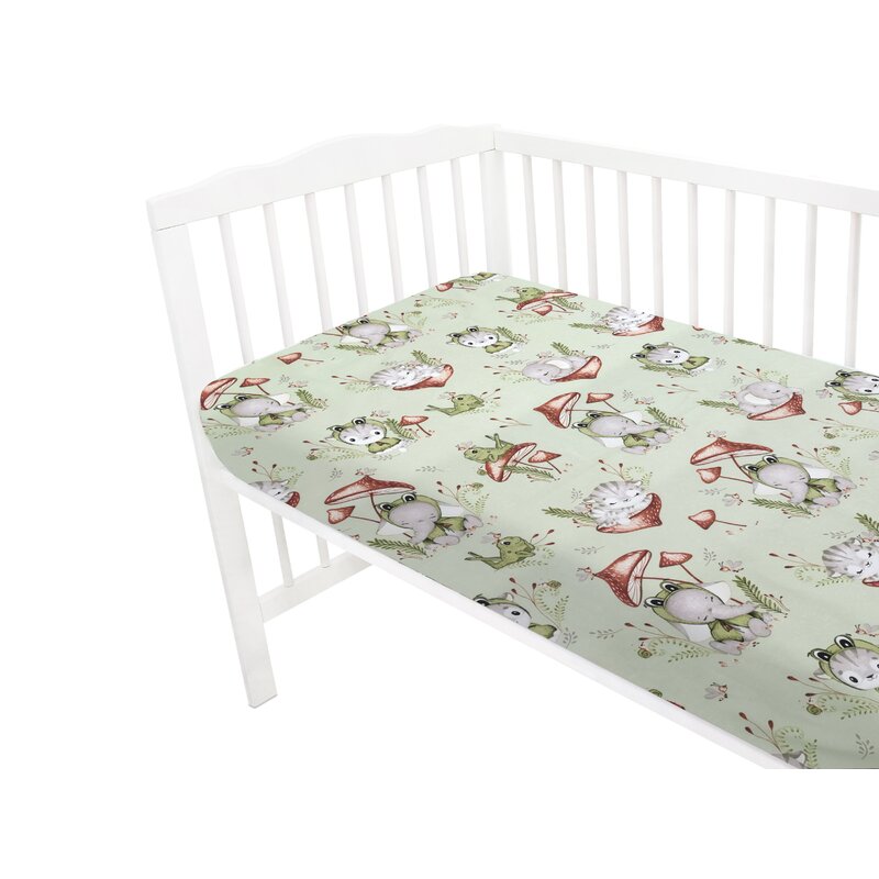 Cearceaf Qmini Bumbac 140x70 cm cu Elastic - imagine 2