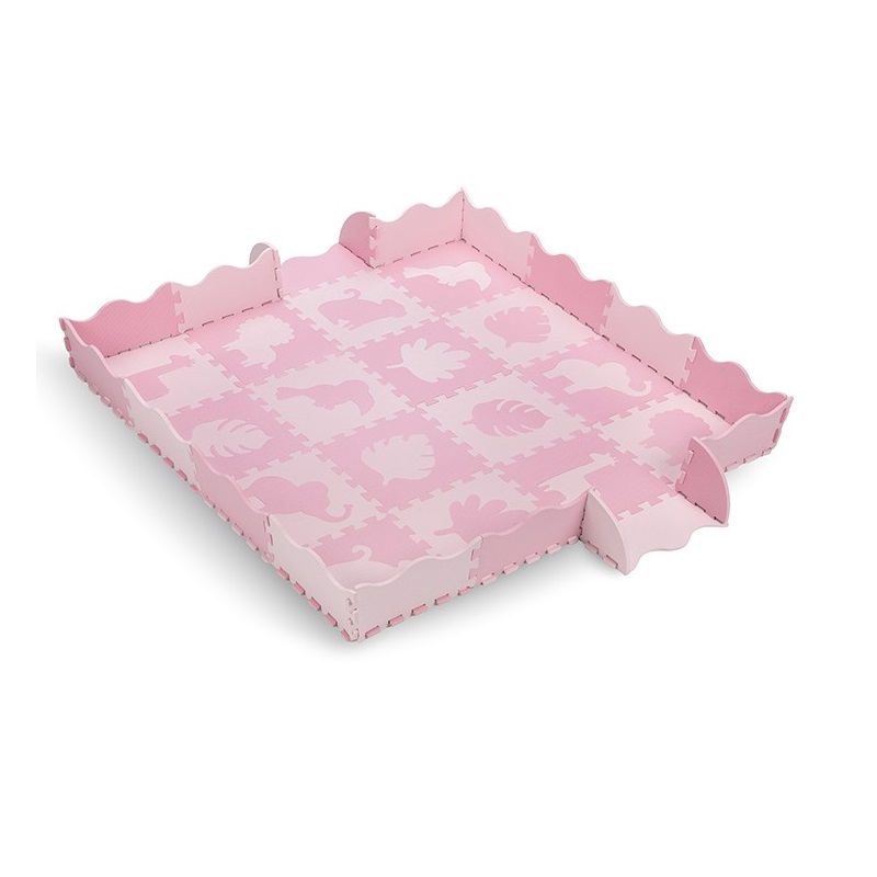 Covoraș Puzzle Momi Zawi 150x150 cm Pink - imagine 6