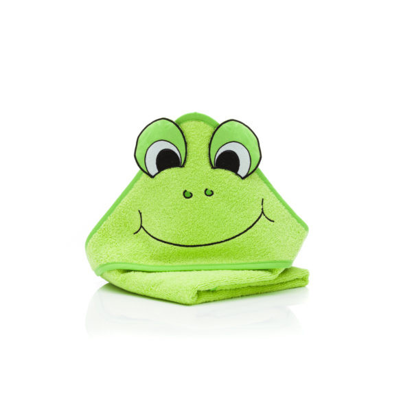Prosop Brodat Fillikid Frog Green 100% Bumbac - imagine 2