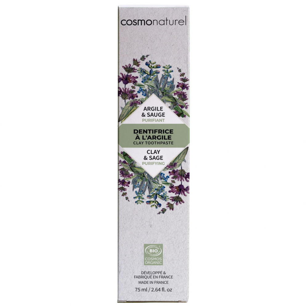 Pasta Dinti Bio Cosmo Naturel cu Argila 75ml