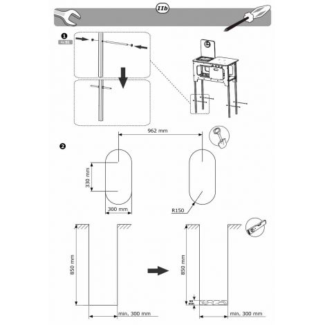 Bucătărie Joacă KBT Public | Rezistentă HDPE - imagine 8
