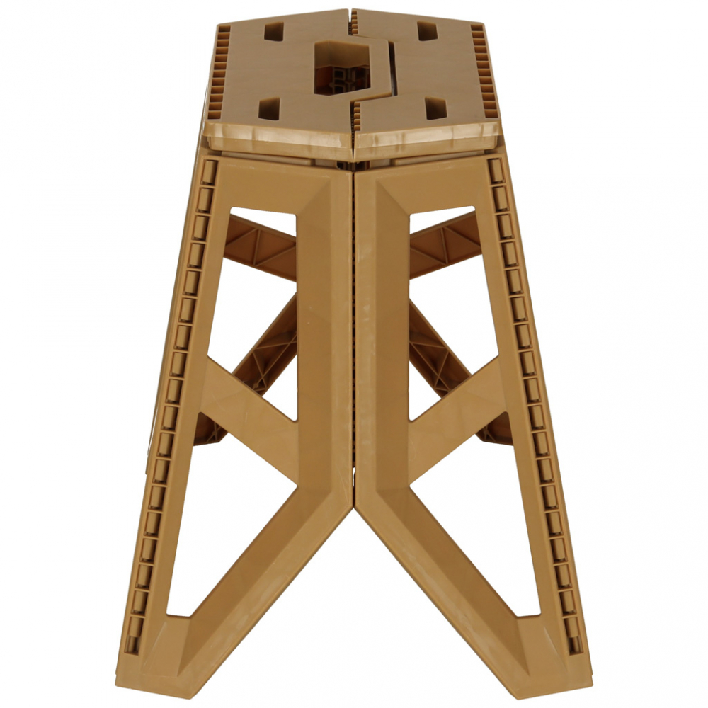 Scaun camping Ikonka Brown 40cm - Portabil - imagine 3