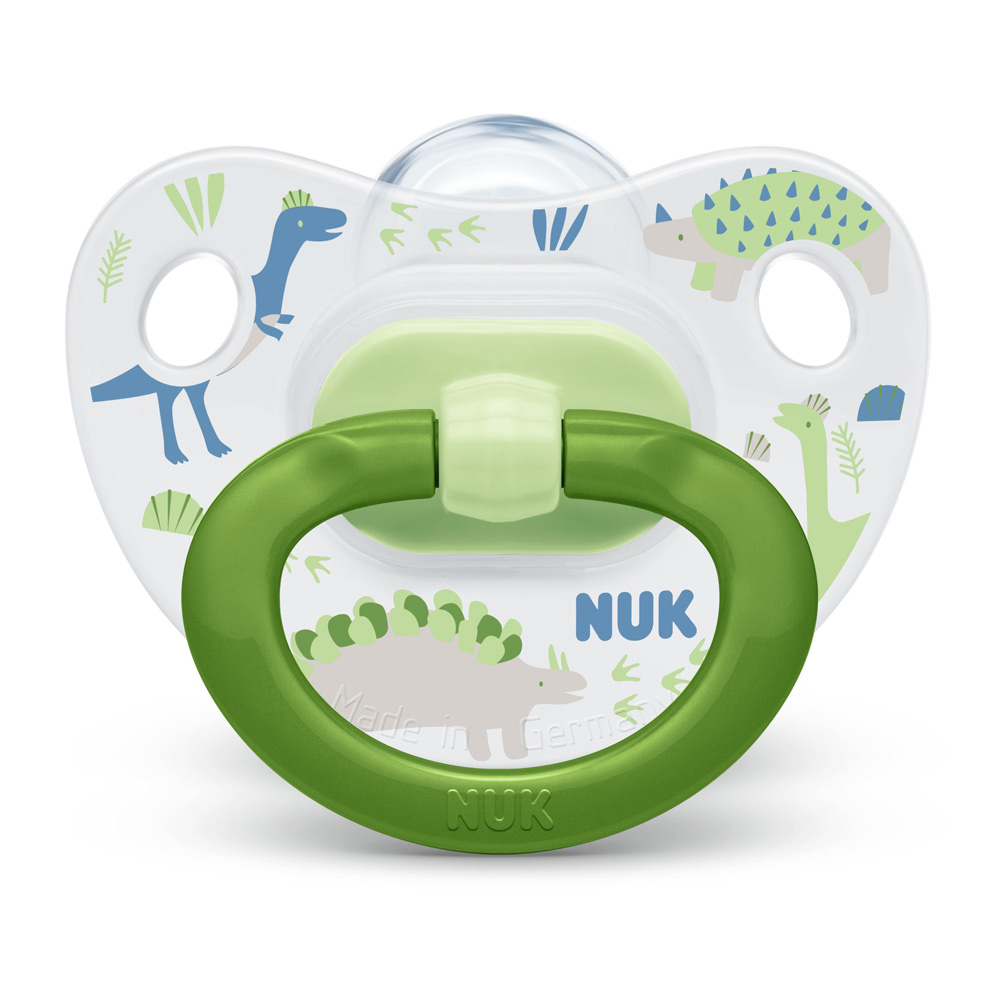 Suzeta NUK Happy Days Silicon M3, Verde, 18-36 luni