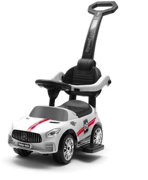 Mașinuță de Împins R-Sport J7 Alb cu Protecție - imagine 5