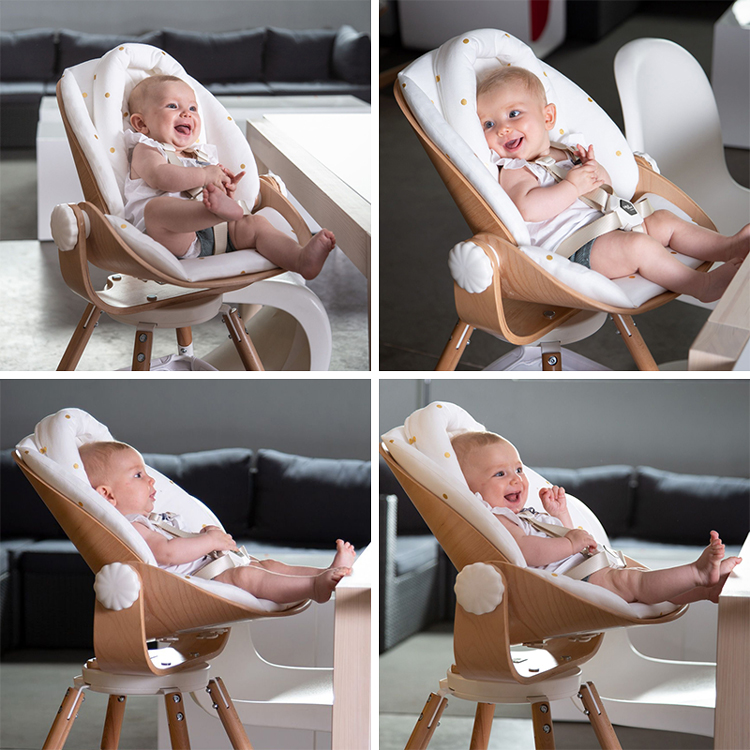 Sezut Nou-Nascut Childhome Evolu 2/One.80 Natural/Alb - imagine 5